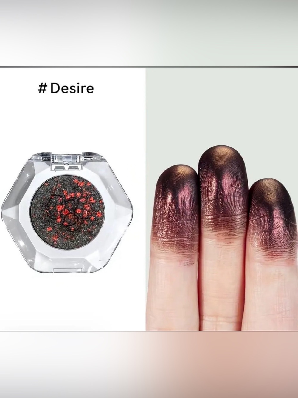 Desire, NIB Ourbella single multi-chrome eyeshadow